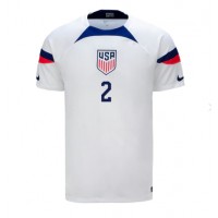 Fotbalové Dres Spojené státy Sergino Dest #2 Domácí MS 2022 Krátký Rukáv